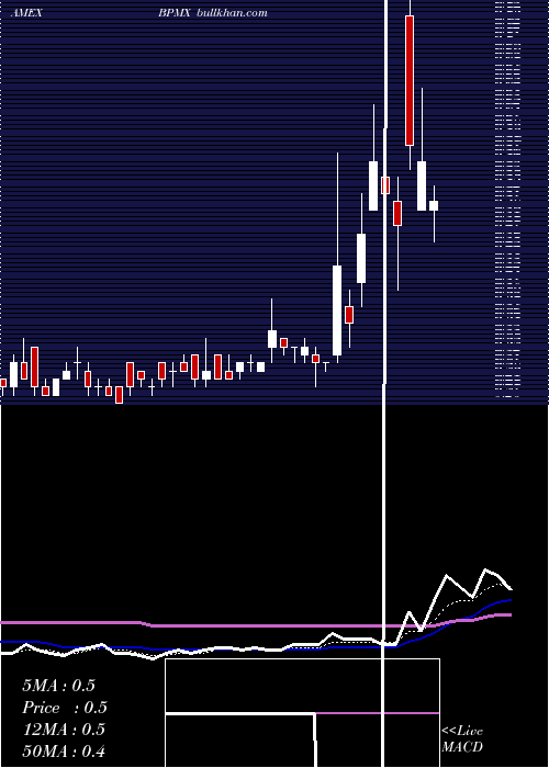  Daily chart BiopharmxCorporatio