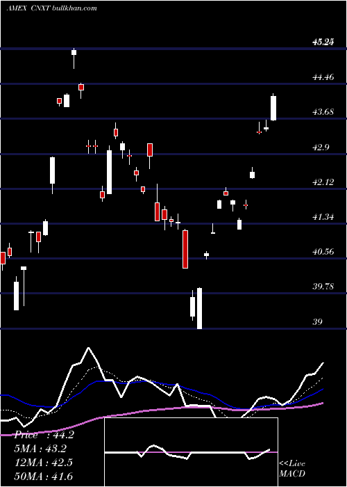  Daily chart MarketVectors