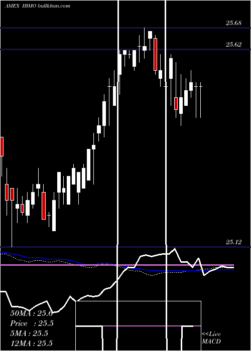  weekly chart IsharesIbonds