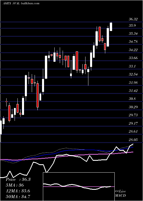  weekly chart IsharesUs