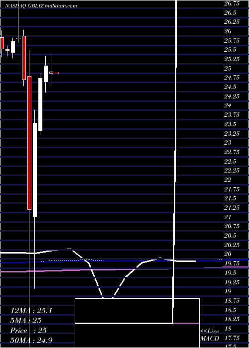  monthly chart GlobalIndemnity