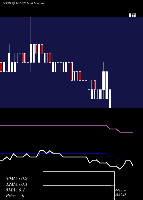  Daily chart HycroftMining