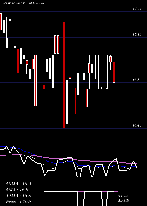  Daily chart MagyarBancorp