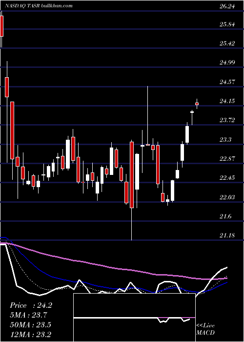  Daily chart TaserInternational