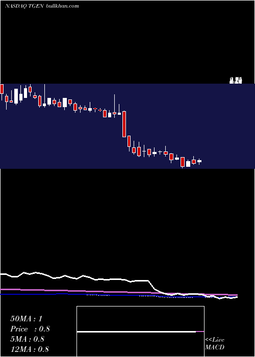  weekly chart TecogenInc