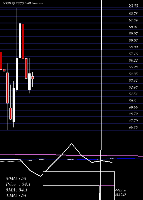  monthly chart TractorSupply