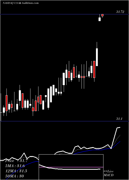  Daily chart UsaTruck