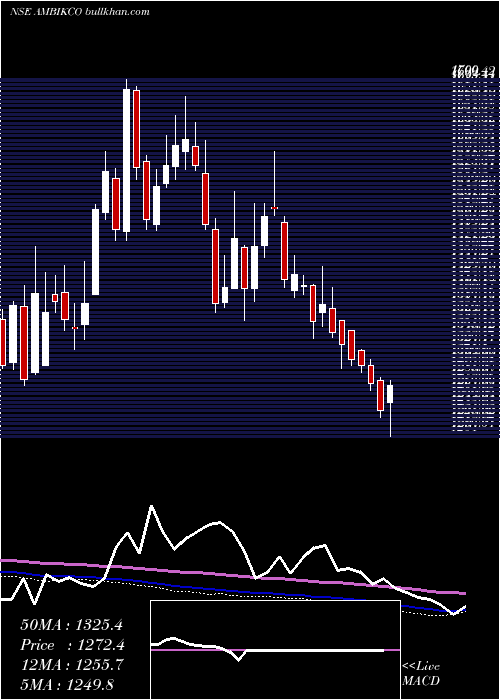  weekly chart AmbikaCotton