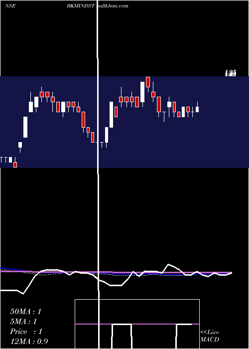  weekly chart BkmIndustries