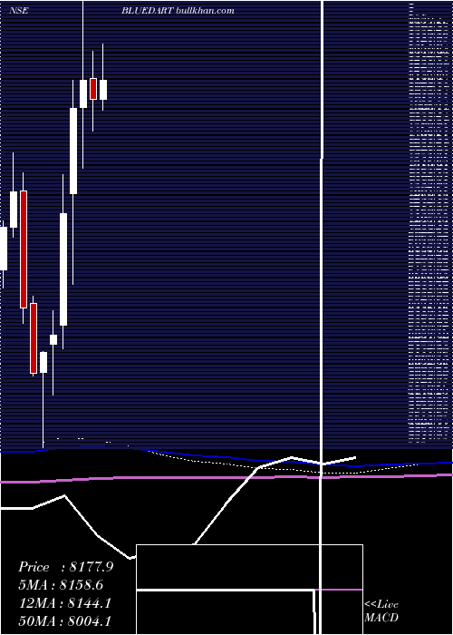  monthly chart BlueDart