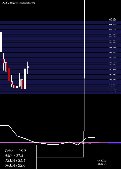  monthly chart PrajayEngineers