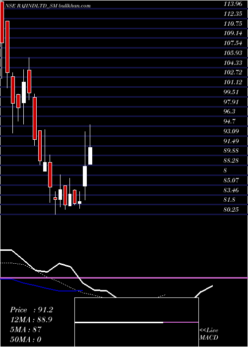  Daily chart RajputanaIndustries