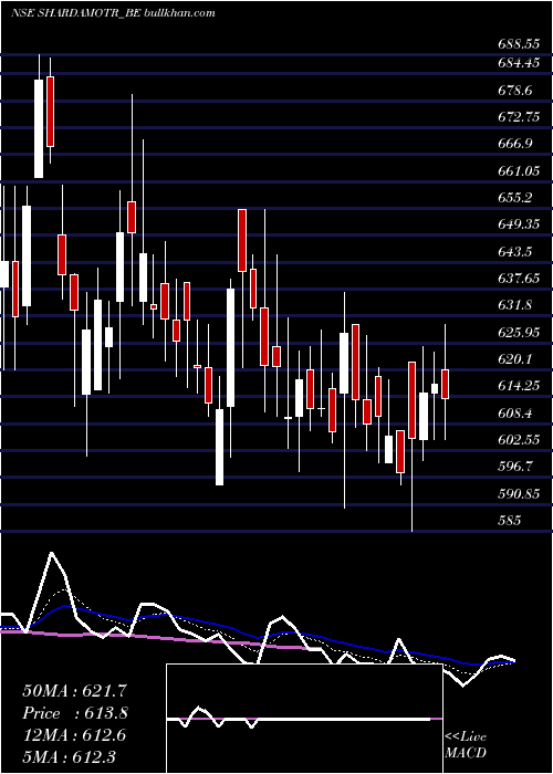  Daily chart ShardaMotor