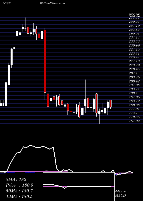  weekly chart BadgerMeter