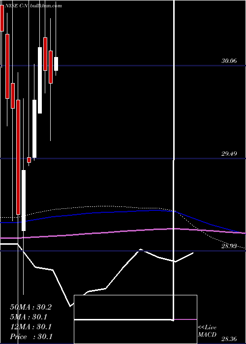  monthly chart CitigroupCapital