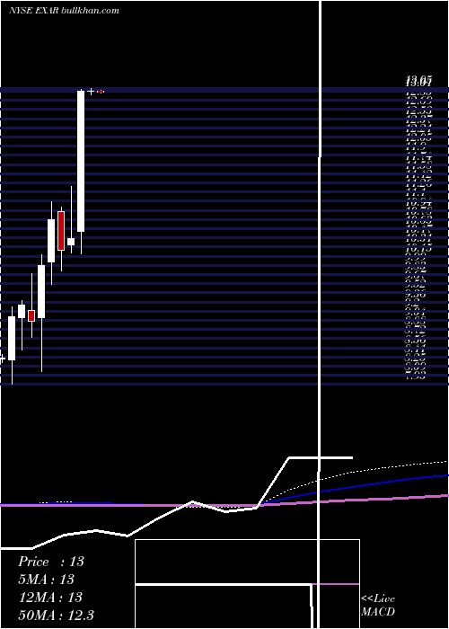  monthly chart ExarCorp