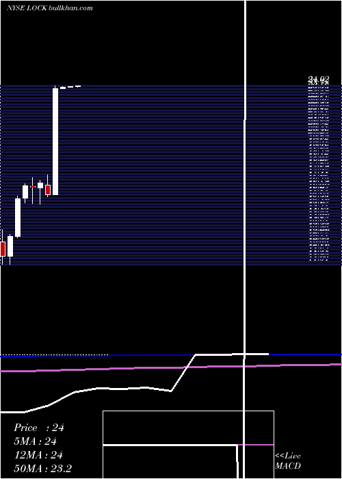  monthly chart LifelockInc