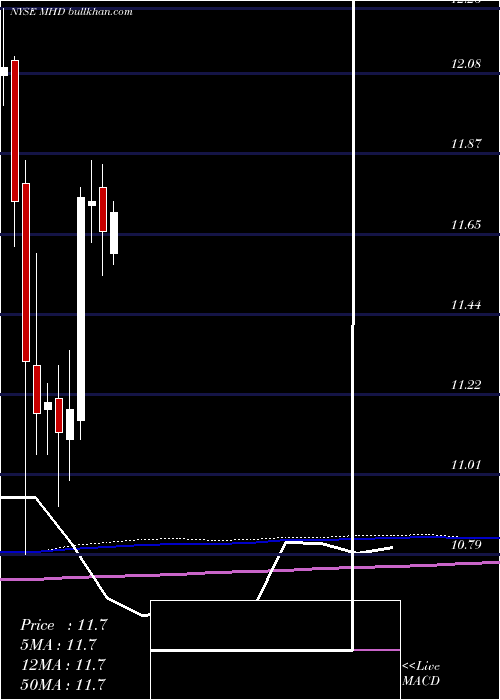  monthly chart BlackrockMuniholdings
