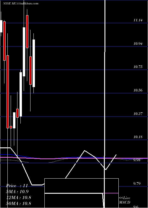  monthly chart BlackrockMuniassets