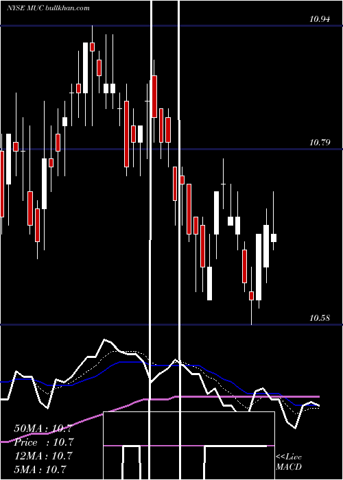  Daily chart BlackrockMuniholdings