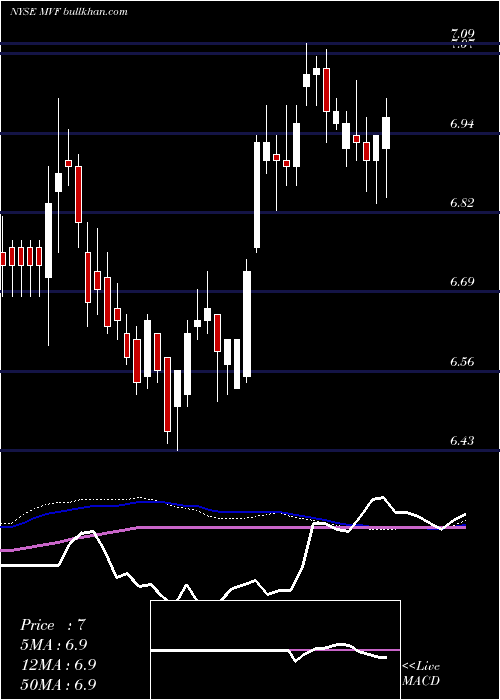  weekly chart MunivestFund