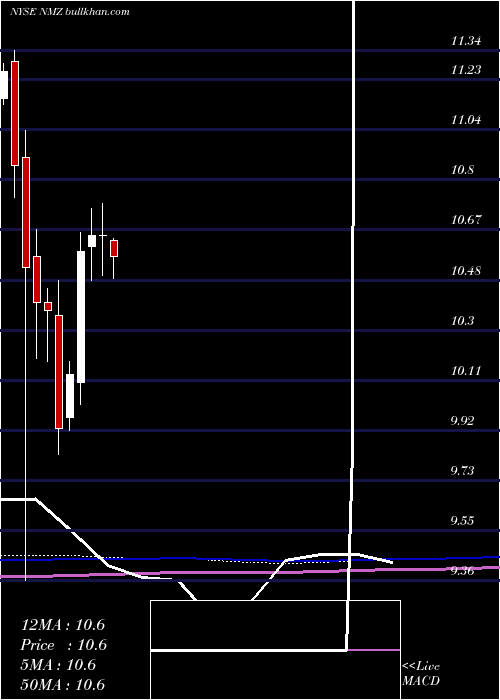  monthly chart NuveenMunicipal