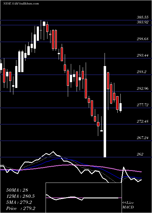  Daily chart BostonBeer