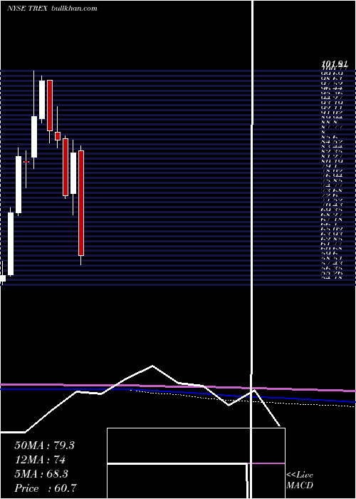  monthly chart TrexCompany