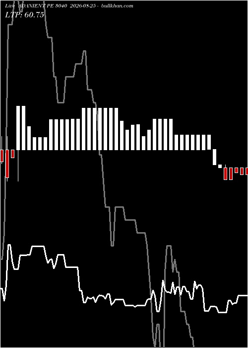  option chart ADANIENT PE 3040 2026-08-25 
