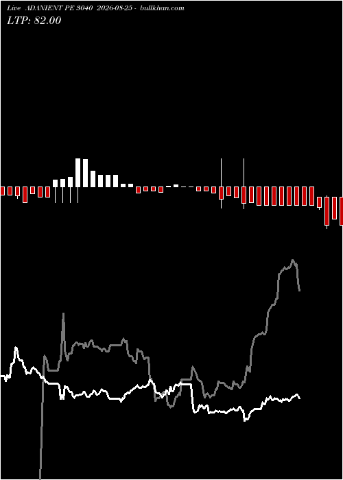  option chart ADANIENT PE 3040 2026-08-25 
