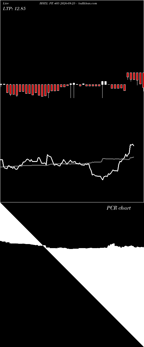  option chart BHEL PE 405 2026-08-25 