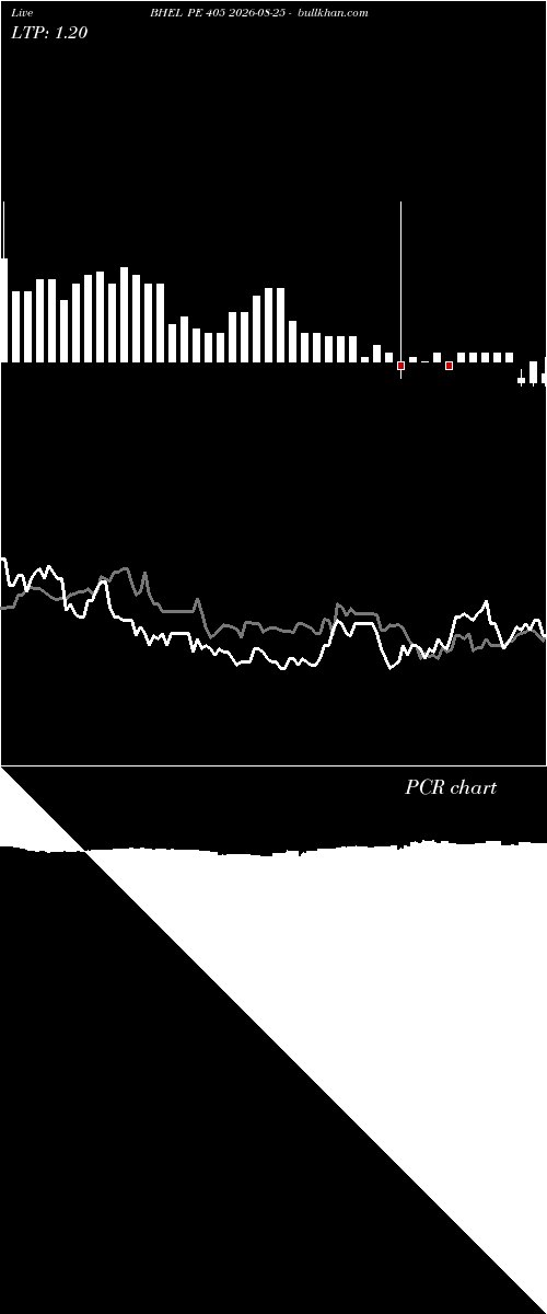  option chart BHEL PE 405 2026-08-25 