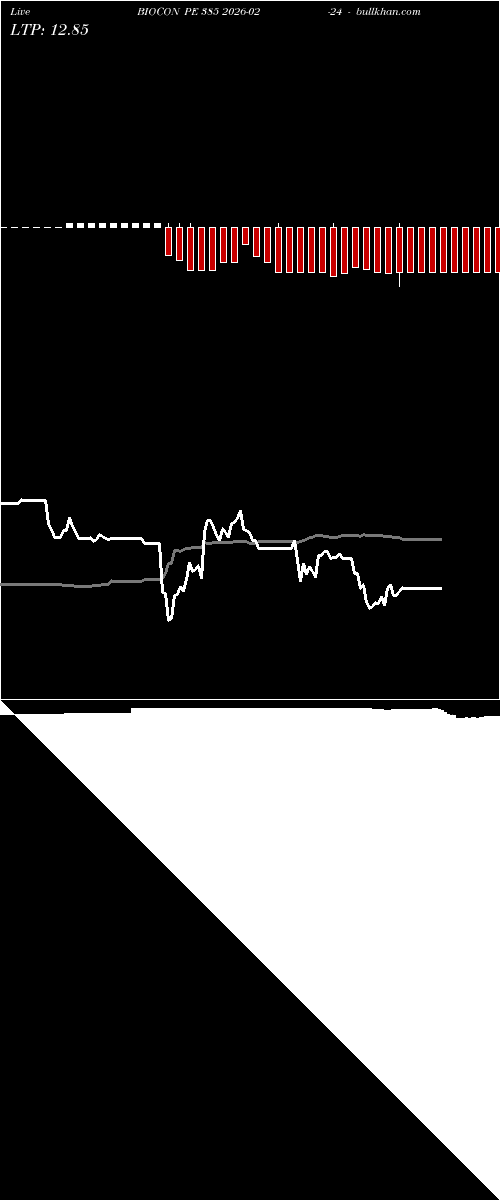 option chart BIOCON PE 385 2026-02-24 