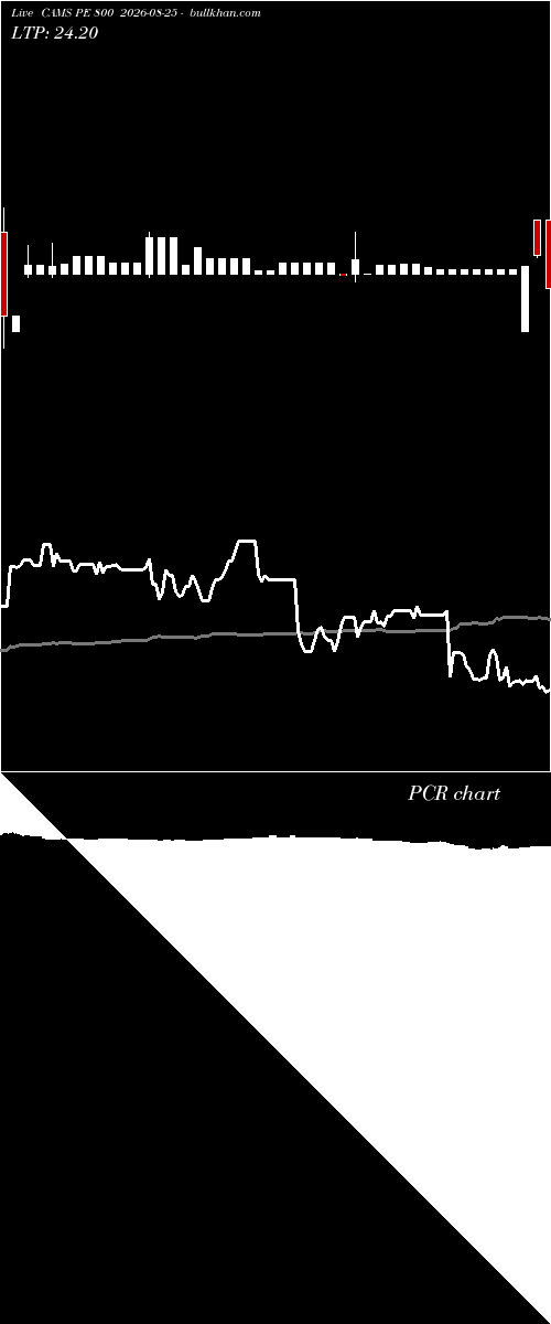  option chart CAMS PE 800 2026-08-25 
