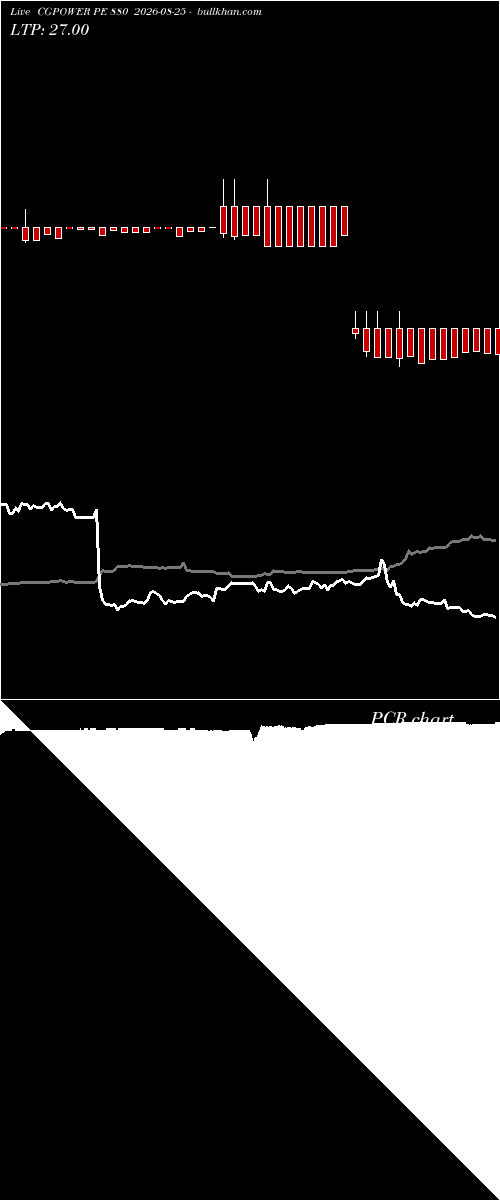 option chart CGPOWER PE 880 2026-08-25 