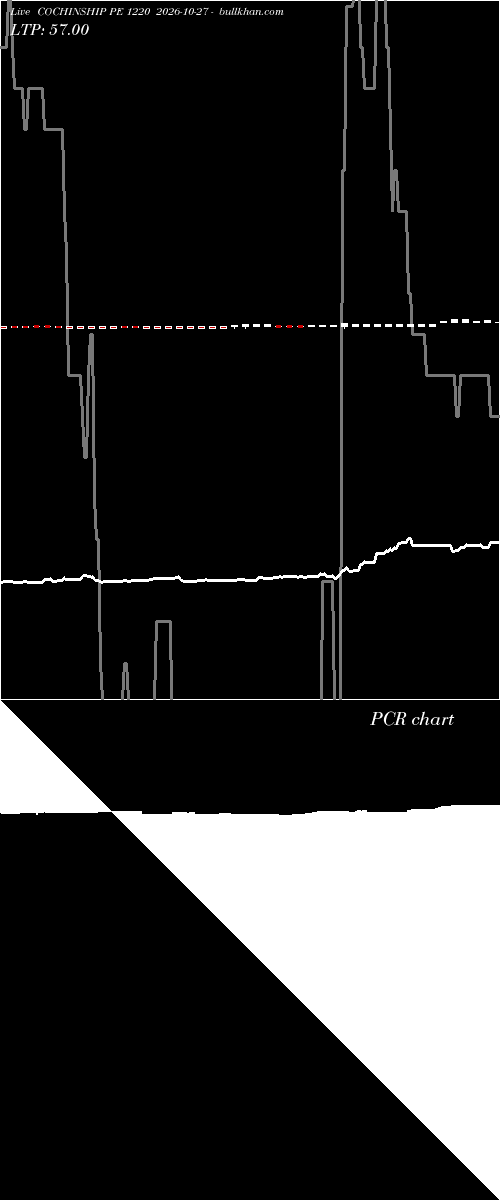  option chart COCHINSHIP PE 1220 2026-10-27 