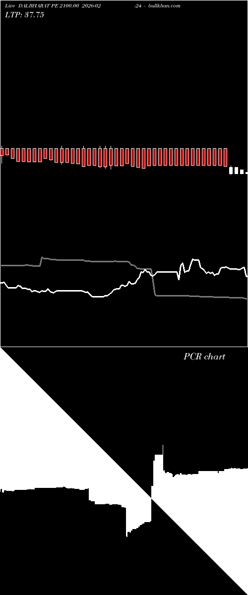  option chart DALBHARAT PE 2100.00 2026-02-24 