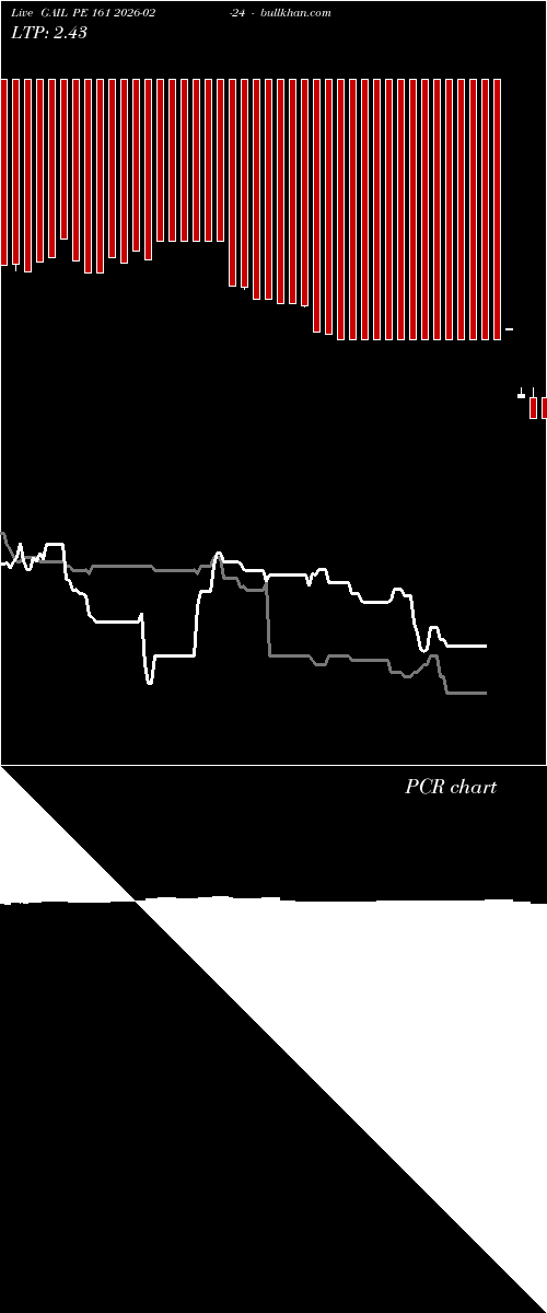  option chart GAIL PE 161 2026-02-24 