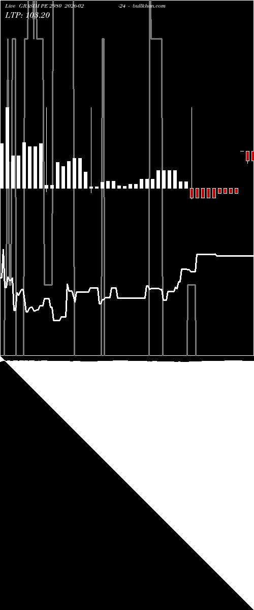  option chart GRASIM PE 2980 2026-02-24 