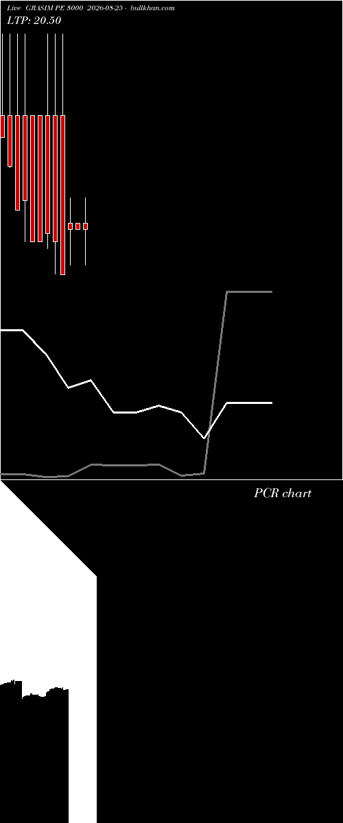  option chart GRASIM PE 3000 2026-08-25 