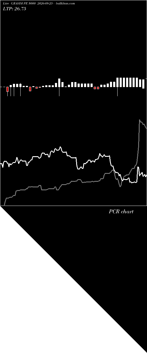  option chart GRASIM PE 3000 2026-08-25 
