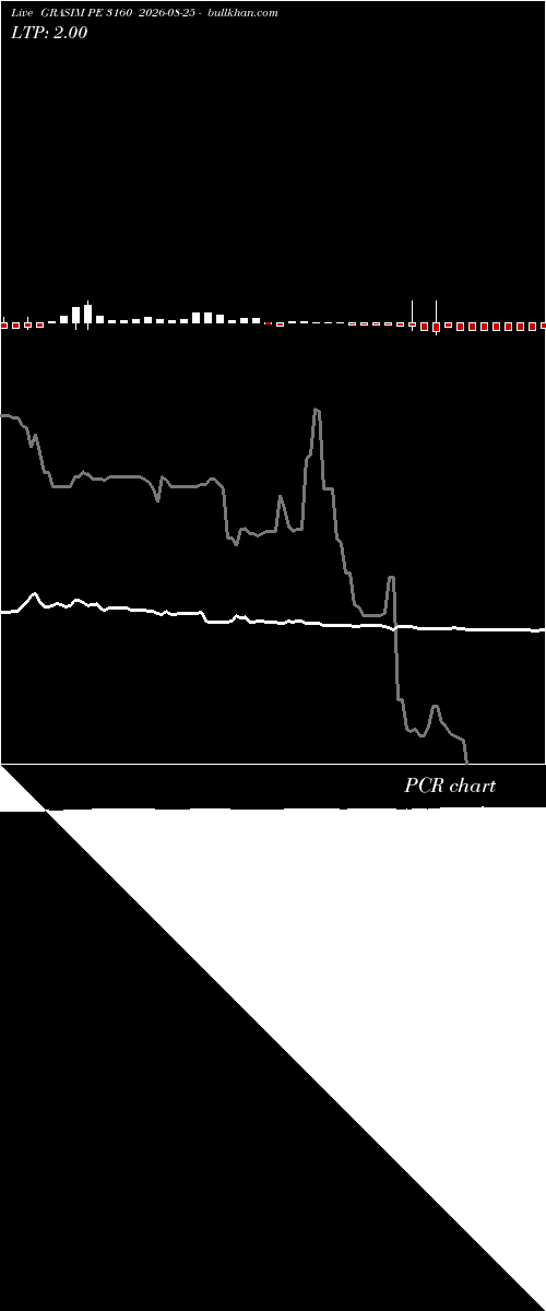  option chart GRASIM PE 3160 2026-08-25 