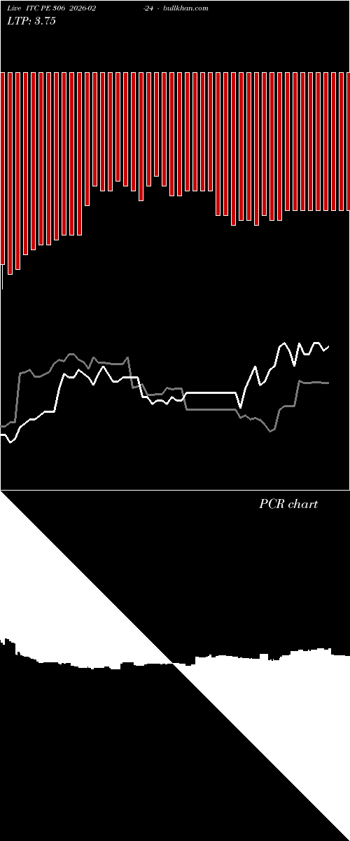  option chart ITC PE 306 2026-02-24 