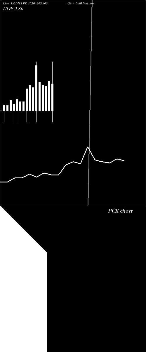 option chart LODHA PE 1020 2026-02-24 