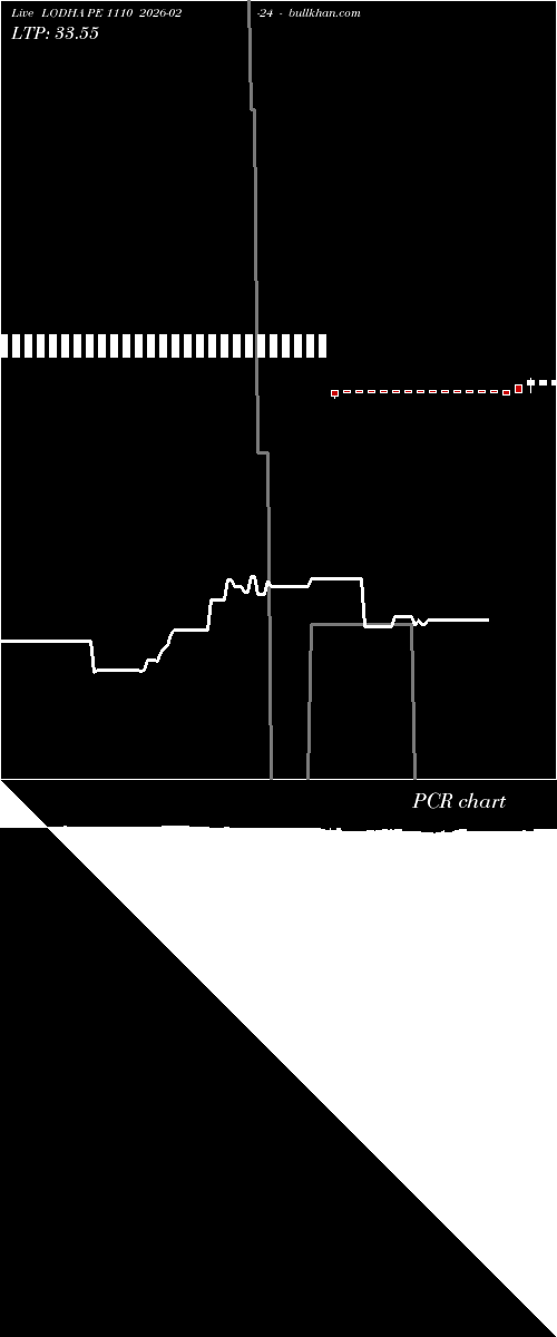  option chart LODHA PE 1110 2026-02-24 
