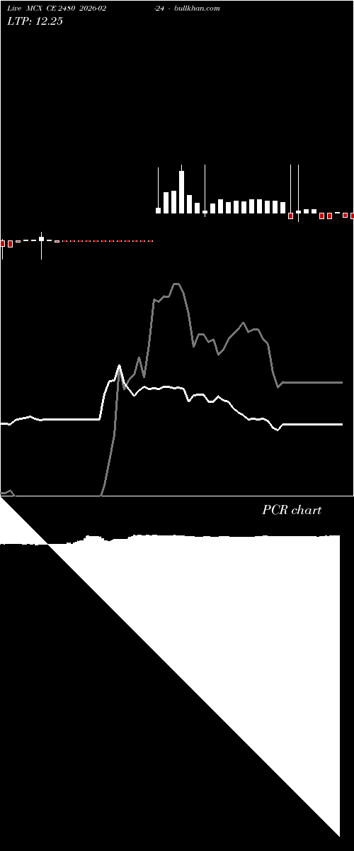  option chart MCX CE 2480 2026-02-24 