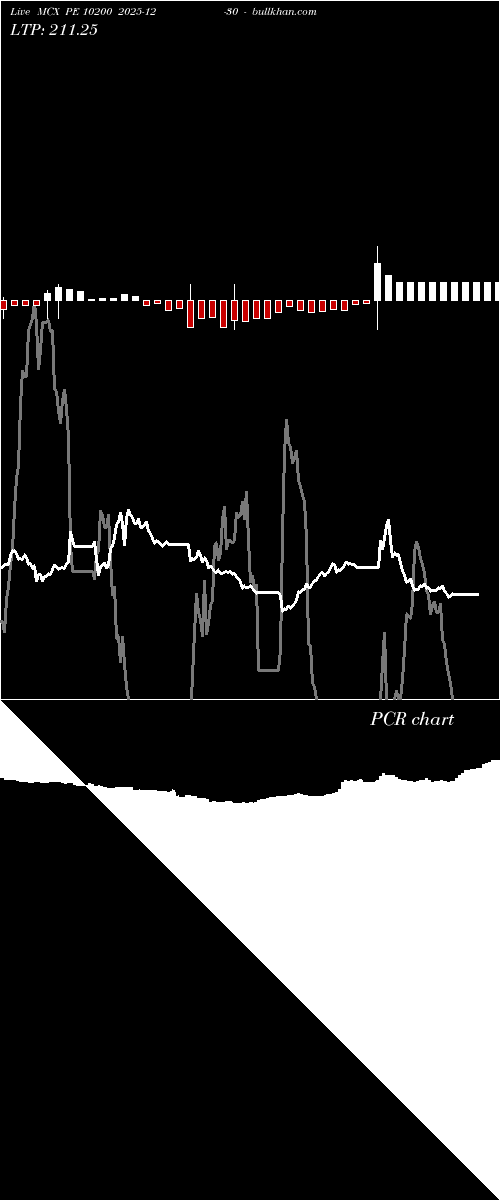  option chart MCX PE 10200 2025-12-30 