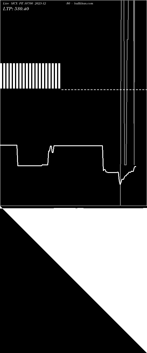  option chart MCX PE 10700 2025-12-30 