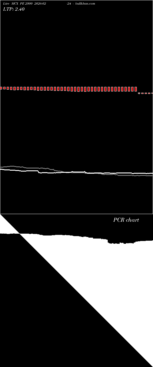  option chart MCX PE 2300 2026-02-24 