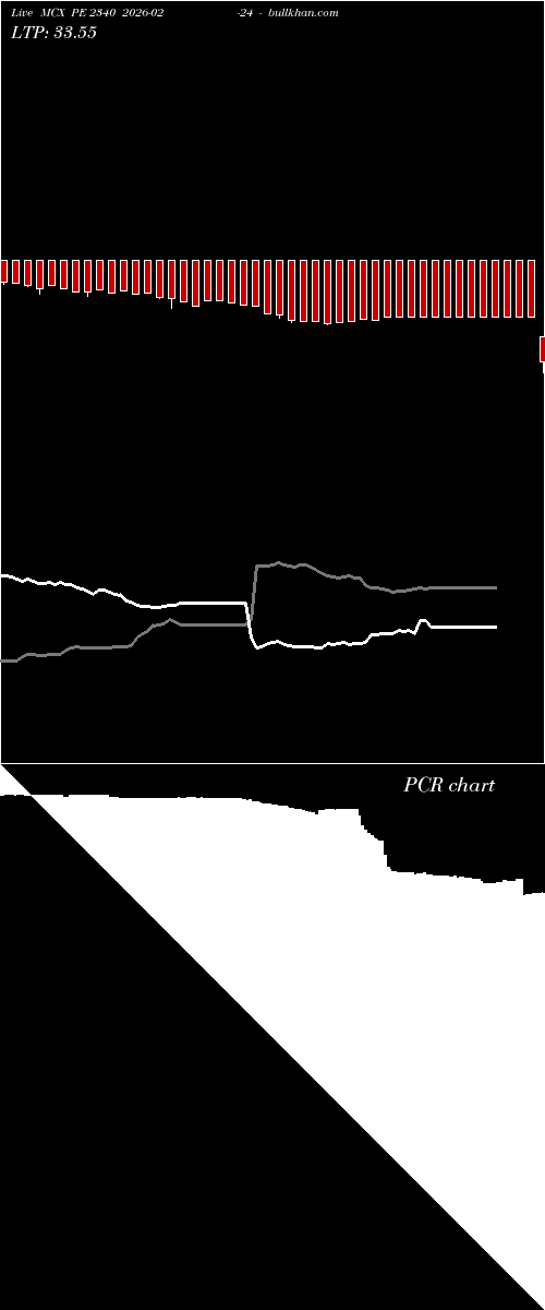  option chart MCX PE 2340 2026-02-24 